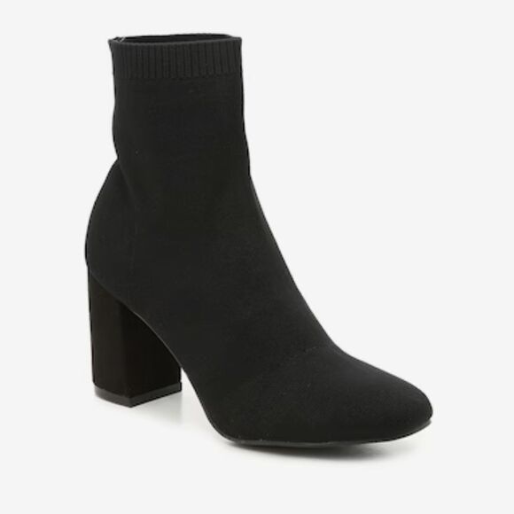 Mia Erika Bootie Black Boots Size 9.5 Nwt Without Box - Picture 1 of 11
